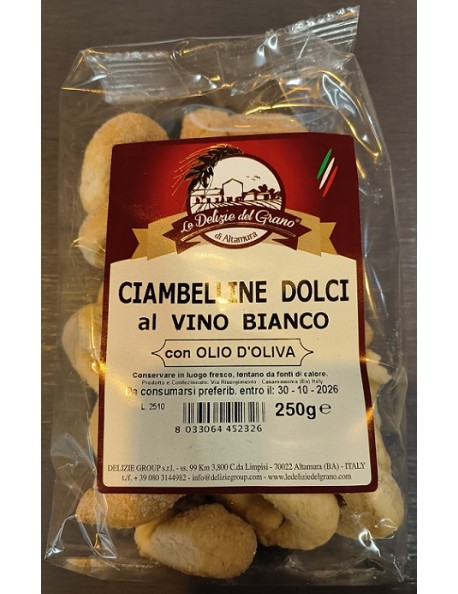 CIAMBELLINE DOLCI AL VINO BIANCO