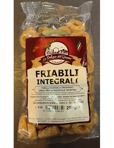 TARALLI FRIABILI INTEGRALI