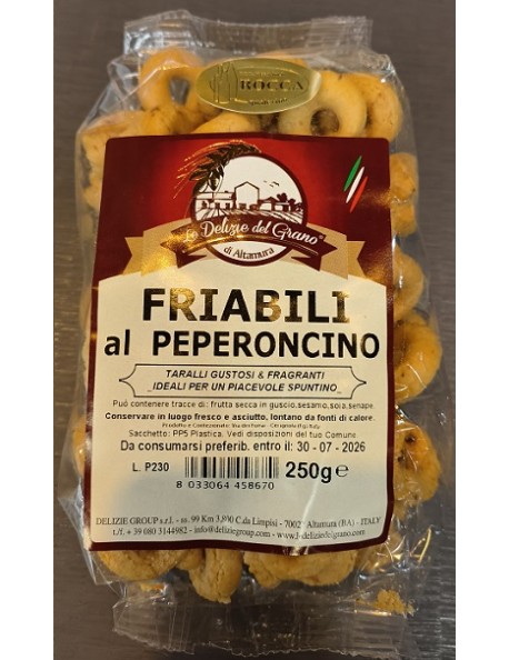 TARALLI FRIABILI PEPERONCINO